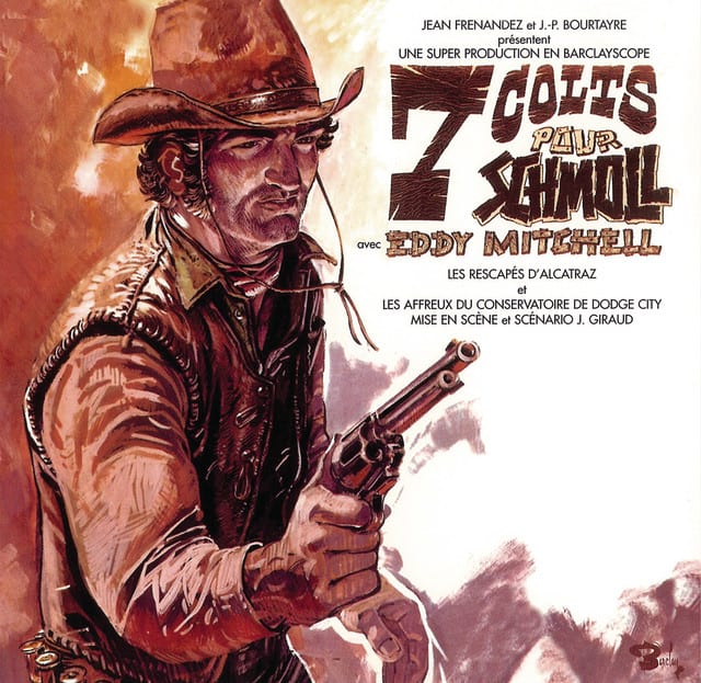 Music print | Eddy Mitchell - 7 Colts Pour Schmoll poster connecté