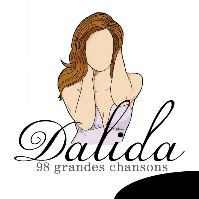 Music print | Dalida - 98 grandes chansons poster connecté