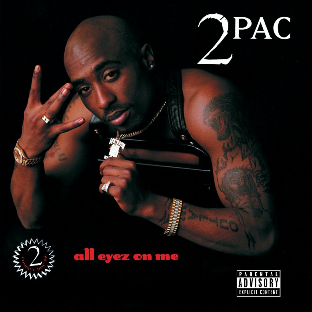 Music print | 2Pac - All Eyez On Me poster connecté