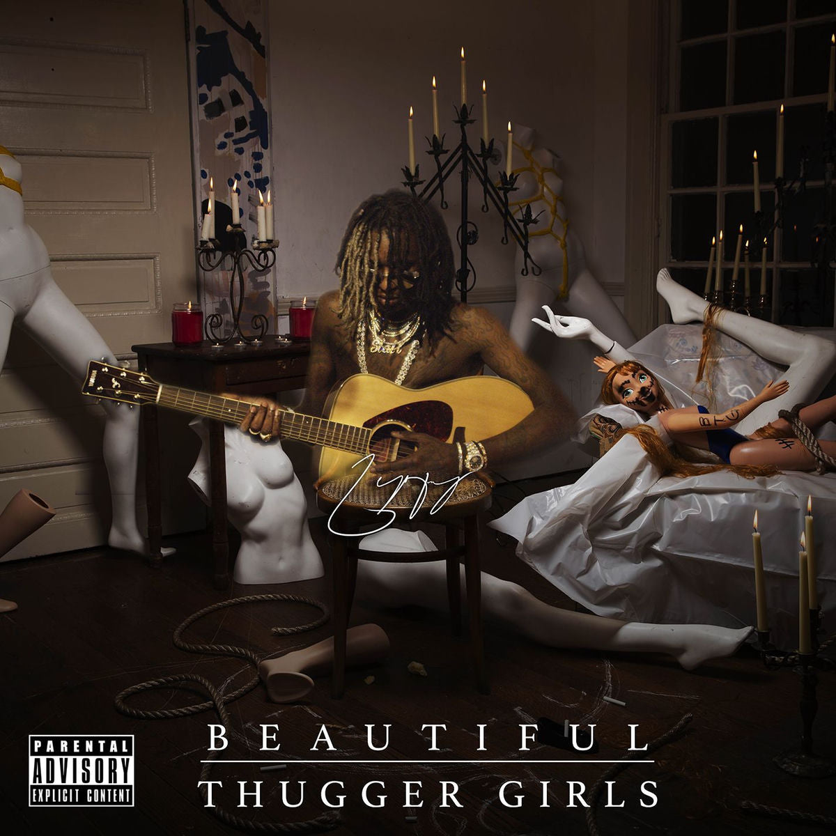 Music print | Young Thug - Beautiful Thugger Girls poster connecté