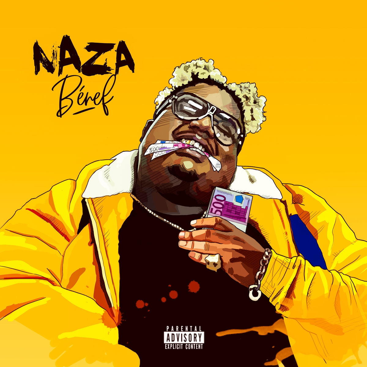 Music print | Naza - Bénef poster connecté