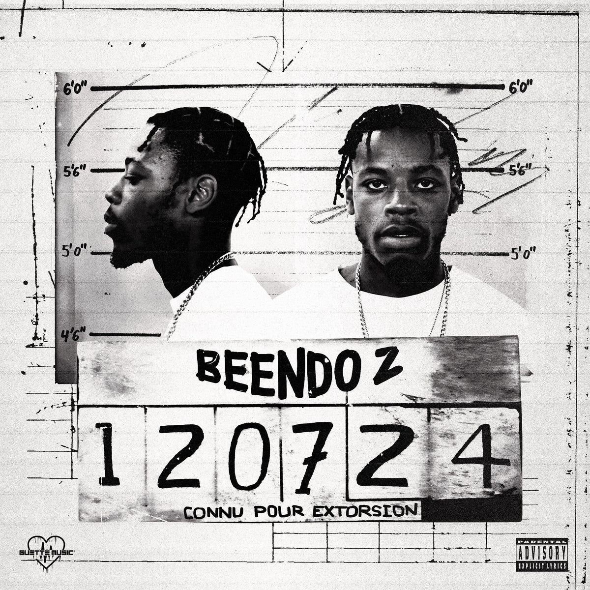 Music print | Beendo Z - CONNU POUR EXTORSION poster connecté