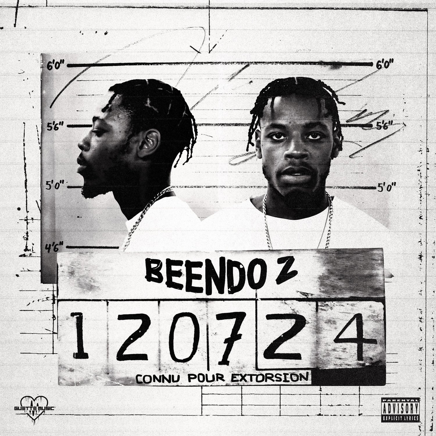 Music print | Beendo Z - CONNU POUR EXTORSION poster connecté