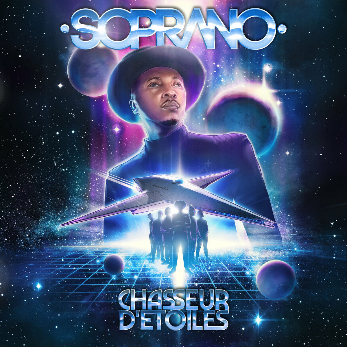 Music print | Soprano - Chasseur d'étoiles poster connecté