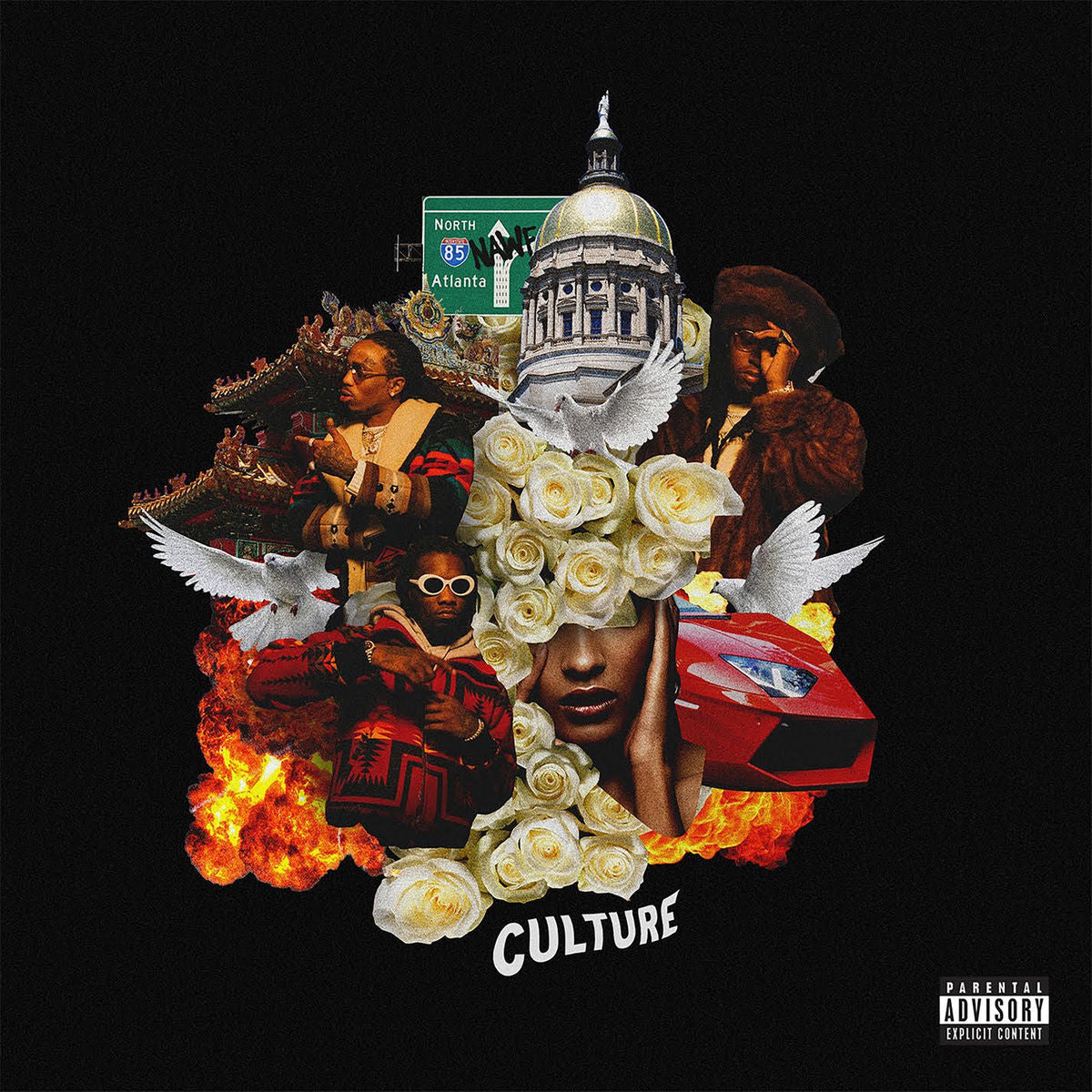 Music print | Migos - CULTURE poster connecté