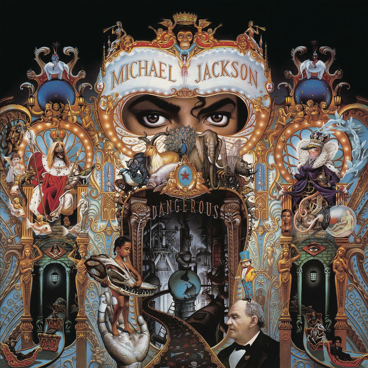 Music print | Michael Jackson - Dangerous poster connecté