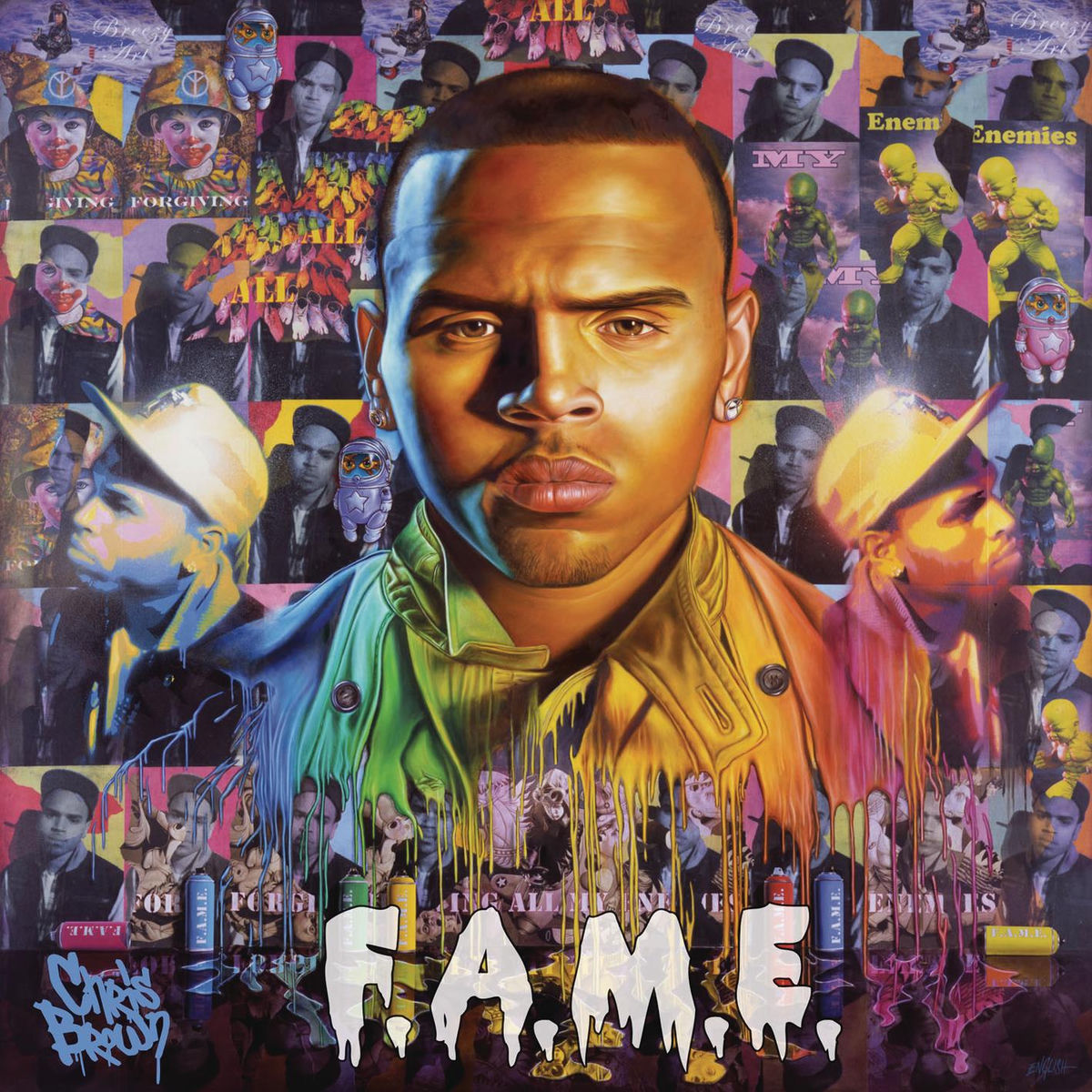 Music print | Chris Brown - F.A.M.E. (Expanded Edition) poster connecté