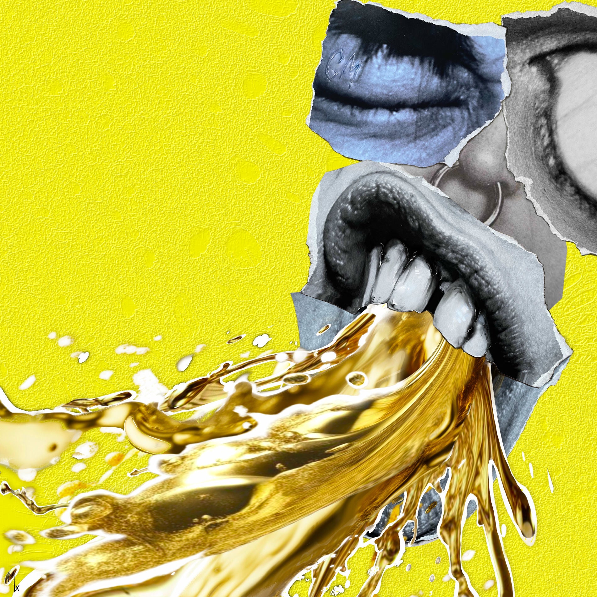 Music print | Ajna - GOLDMAKER poster connecté