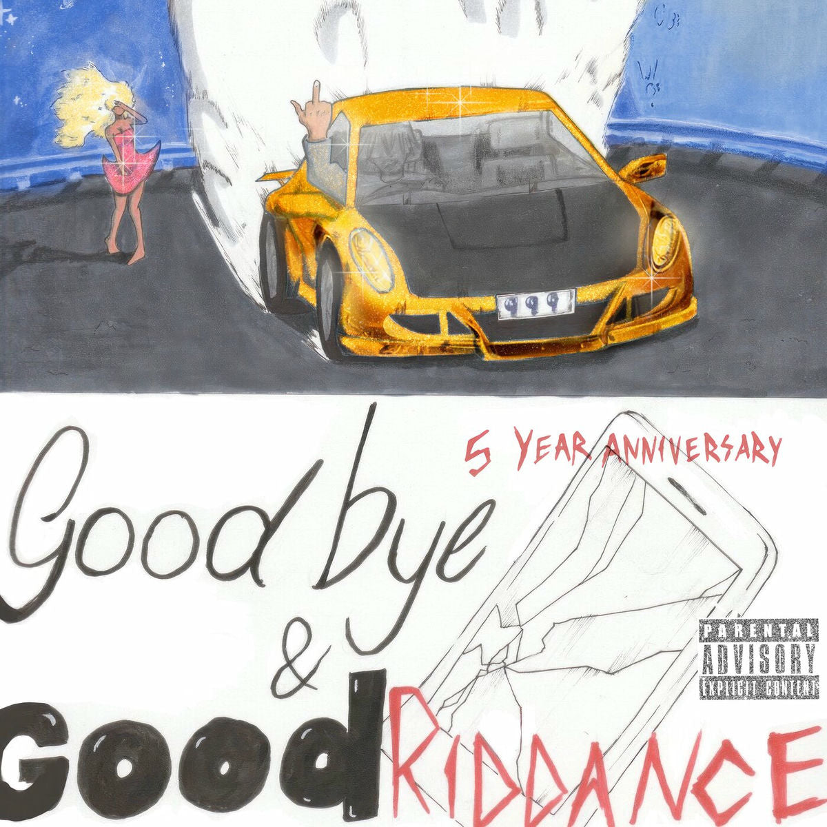 Music print | Juice WRLD - Goodbye & Good Riddance (5 Year Anniversary Edition) poster connecté