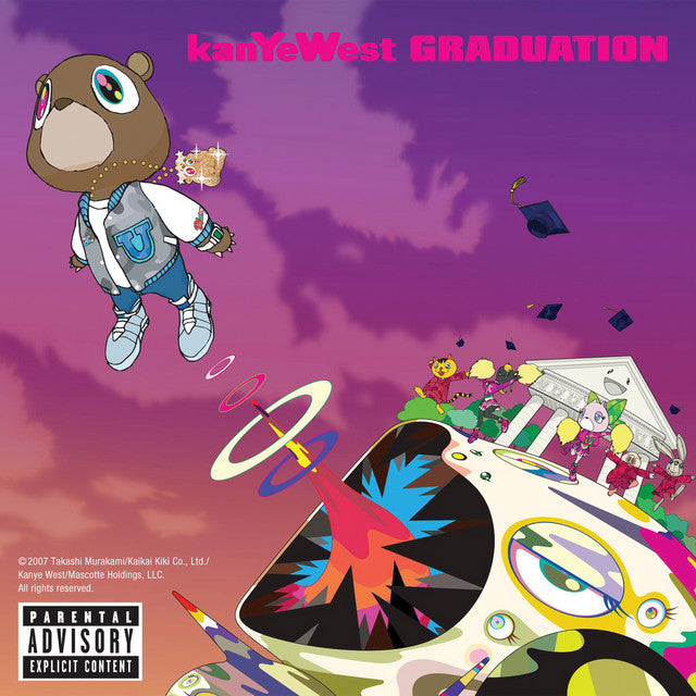 Music print | Kanye West - Graduation poster connecté