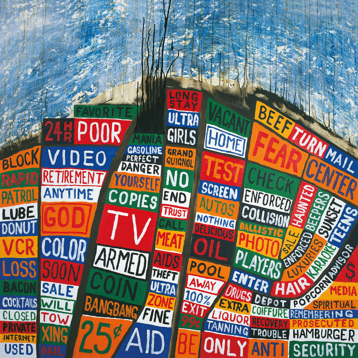 Music print | Radiohead - Hail To the Thief poster connecté