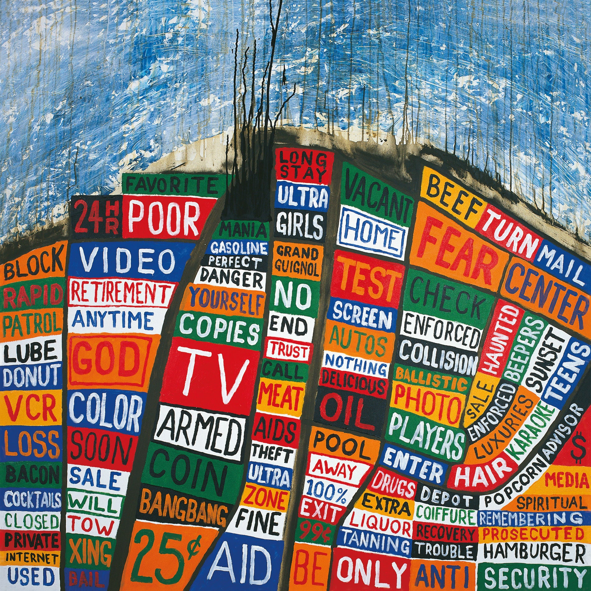 Music print | Radiohead - Hail To the Thief poster connecté