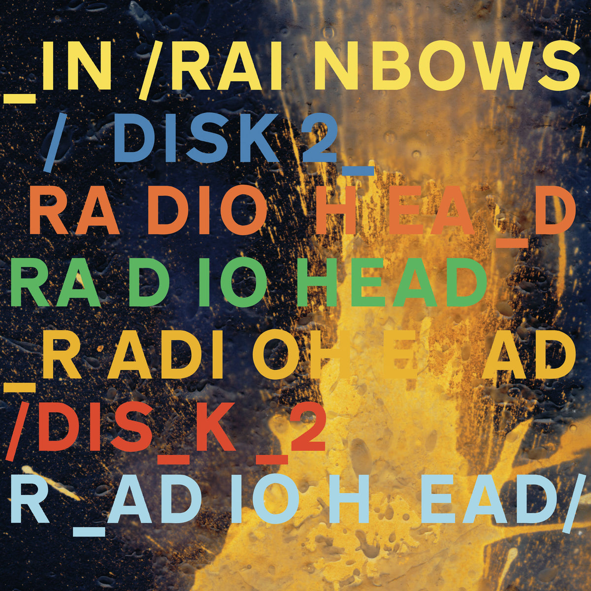 Music print | Radiohead - In Rainbows (Disk 2) poster connecté