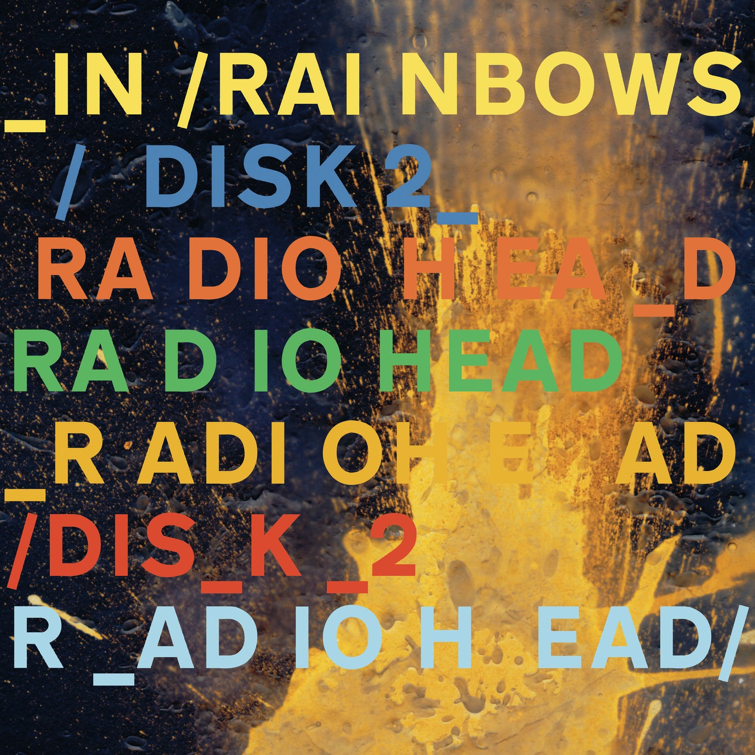 Music print | Radiohead - In Rainbows (Disk 2) poster connecté