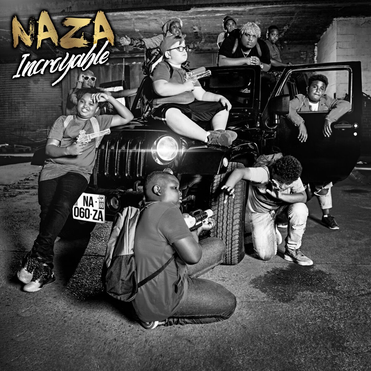 Music print | Naza - Incroyable poster connecté