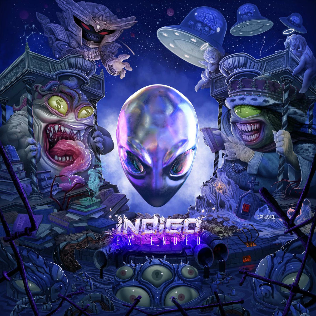 Music print | Chris Brown - Indigo (Extended) poster connecté