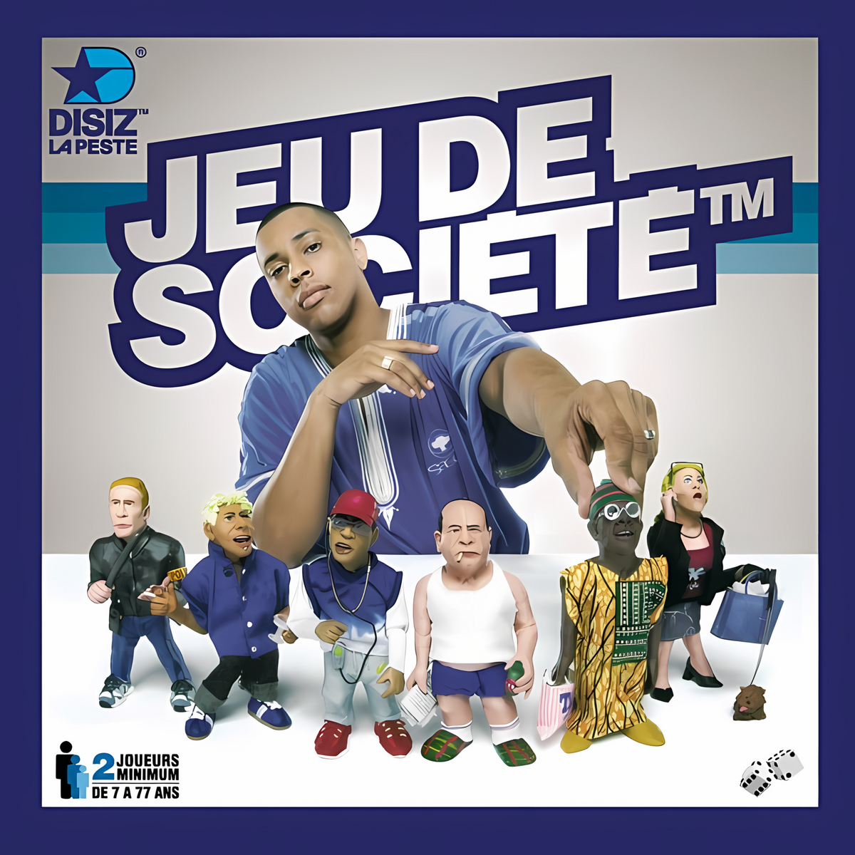 Music print | Disiz - Jeu De Société poster connecté