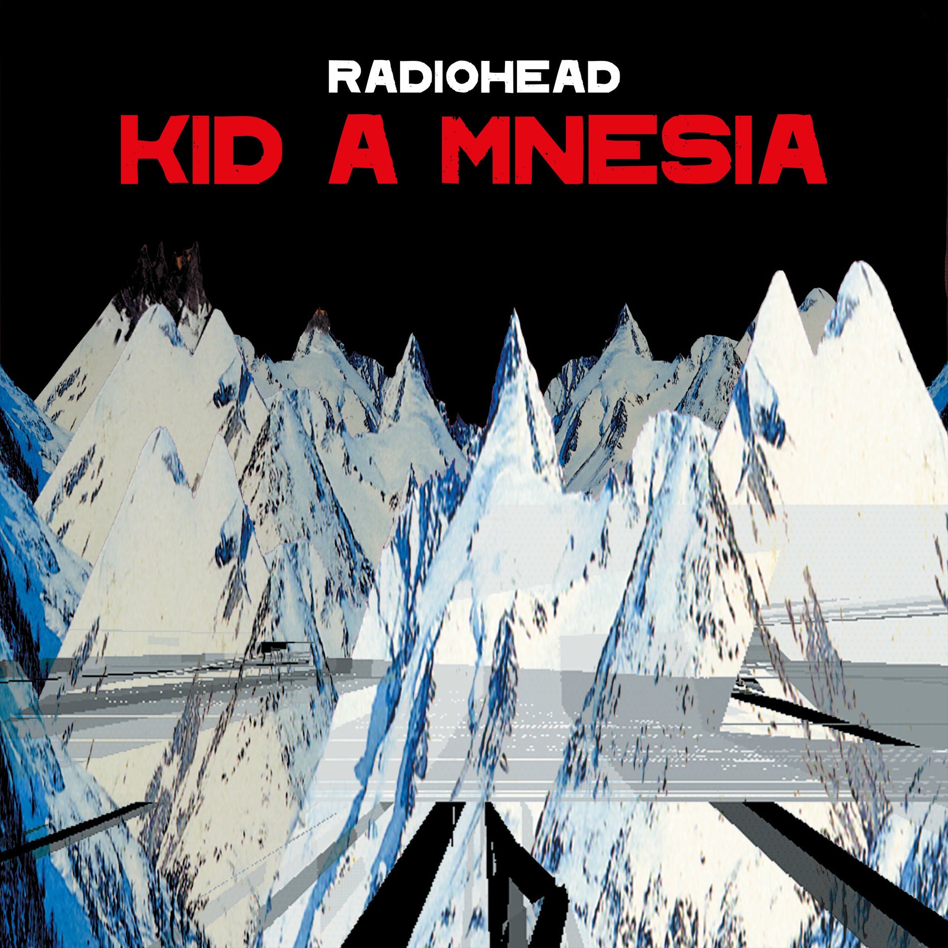 Music print | Radiohead - KID A MNESIA poster connecté