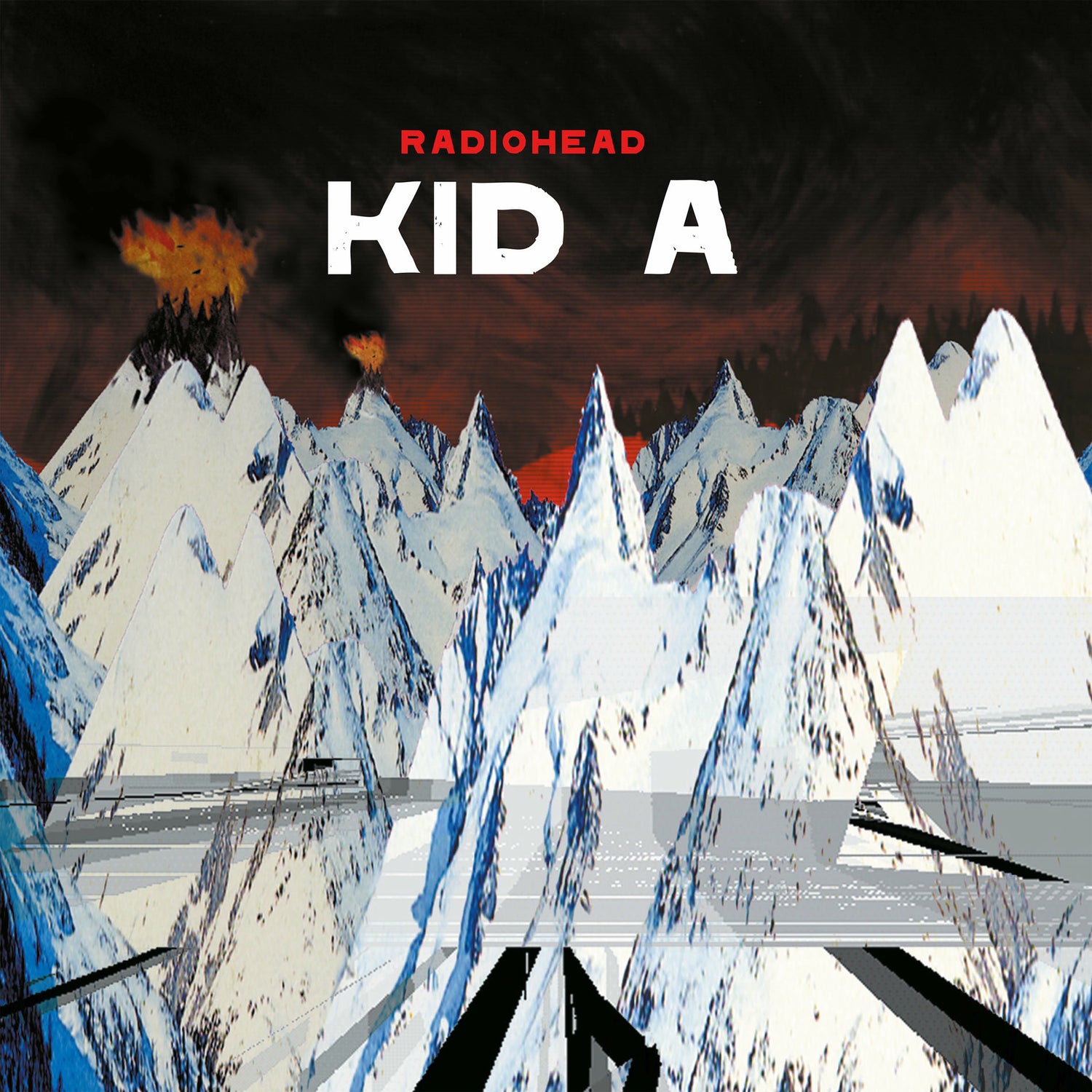 Music print | Radiohead - Kid A poster connecté