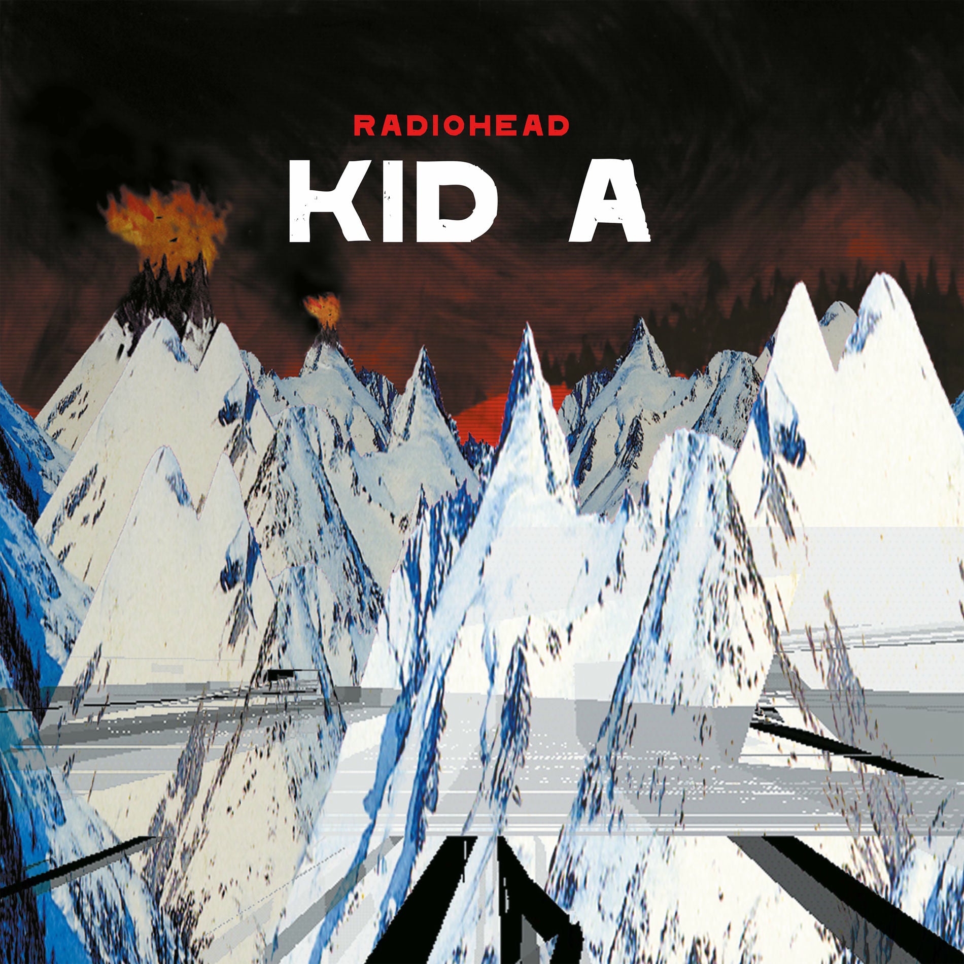 Music print | Radiohead - Kid A poster connecté