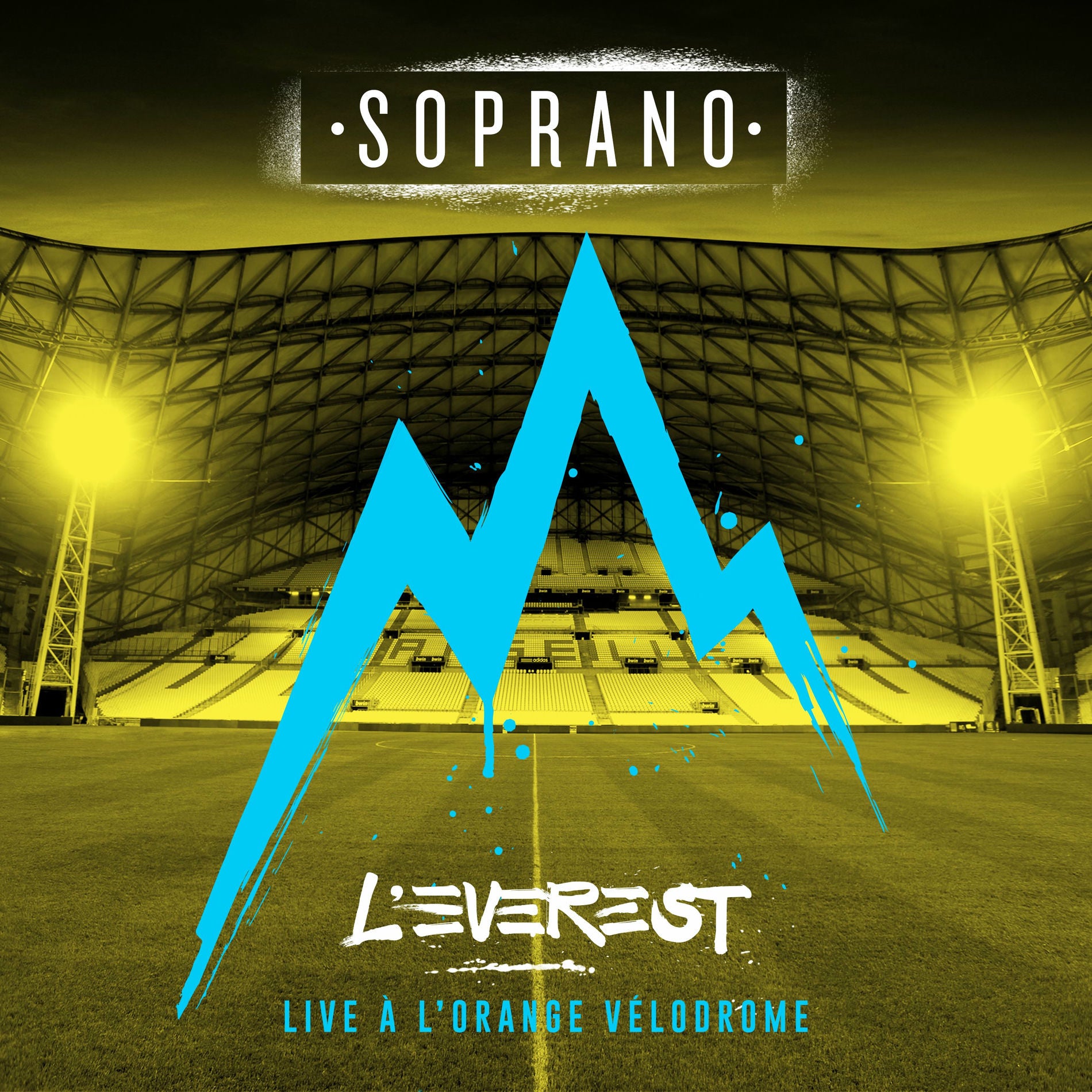 Music print | Soprano - L'Everest à l'Orange Vélodrome (Live) poster connecté