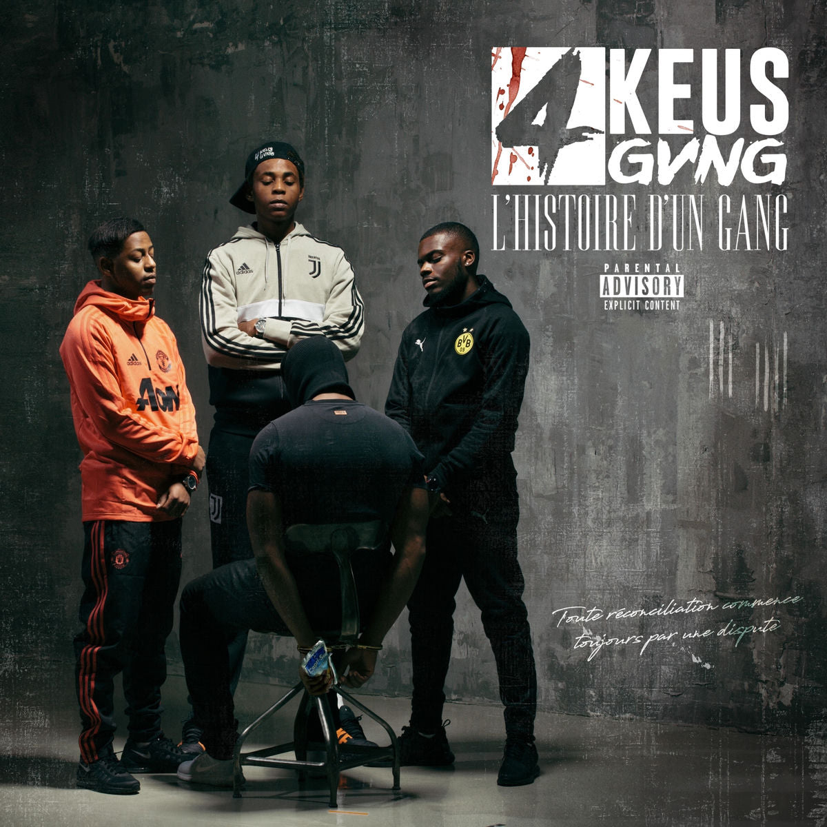Music print | 4Keus Gang - L'histoire d'un gang poster connecté