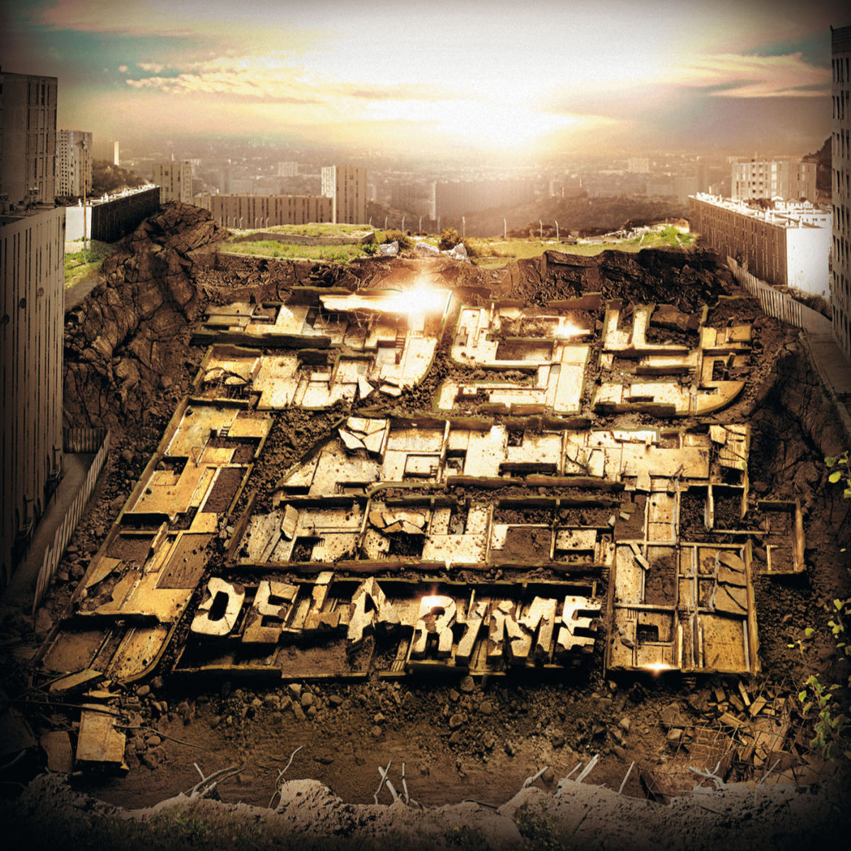 Music print | Psy 4 De La Rime - Les Cités D'Or poster connecté