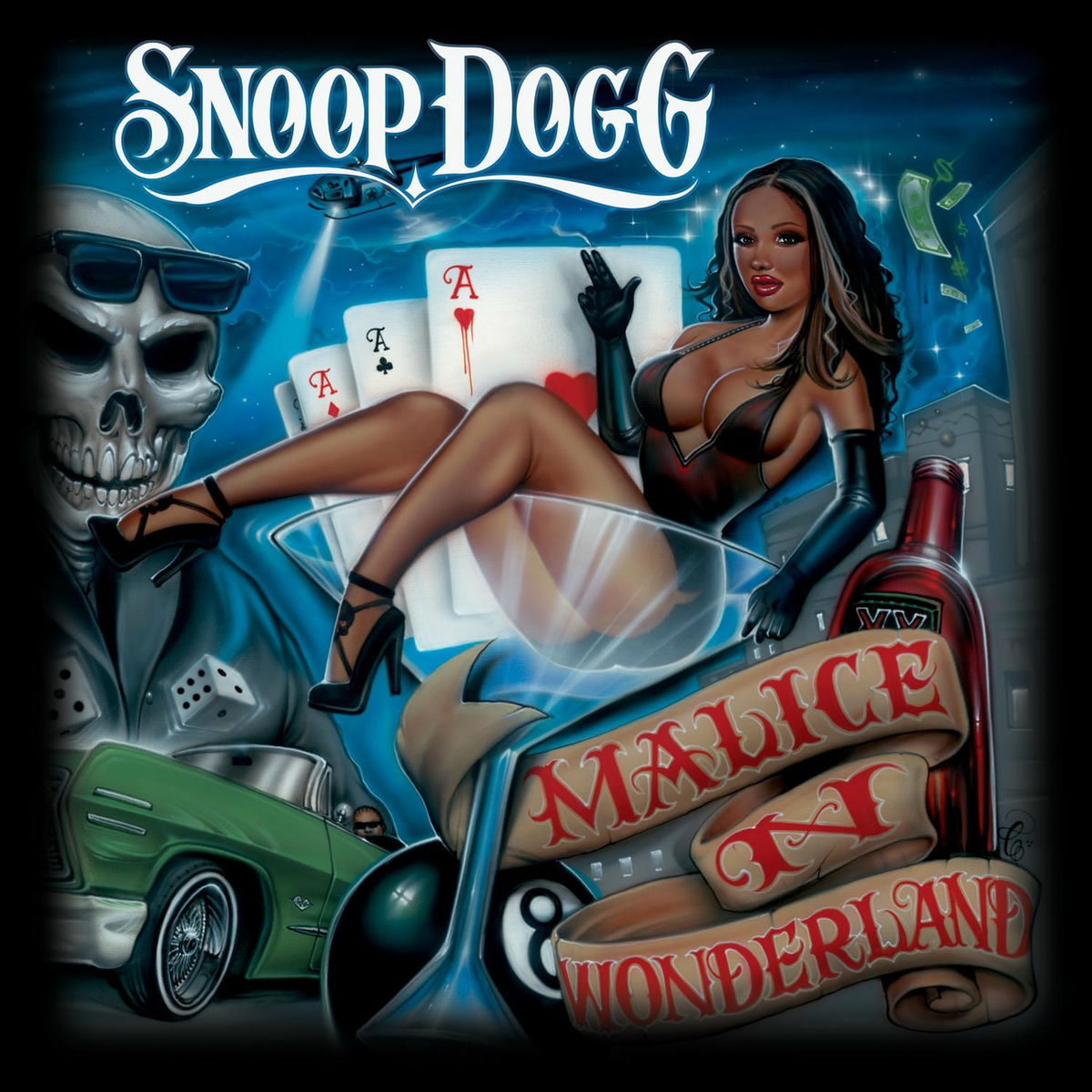 Music print | Snoop Dogg - Malice 'N Wonderland poster connecté