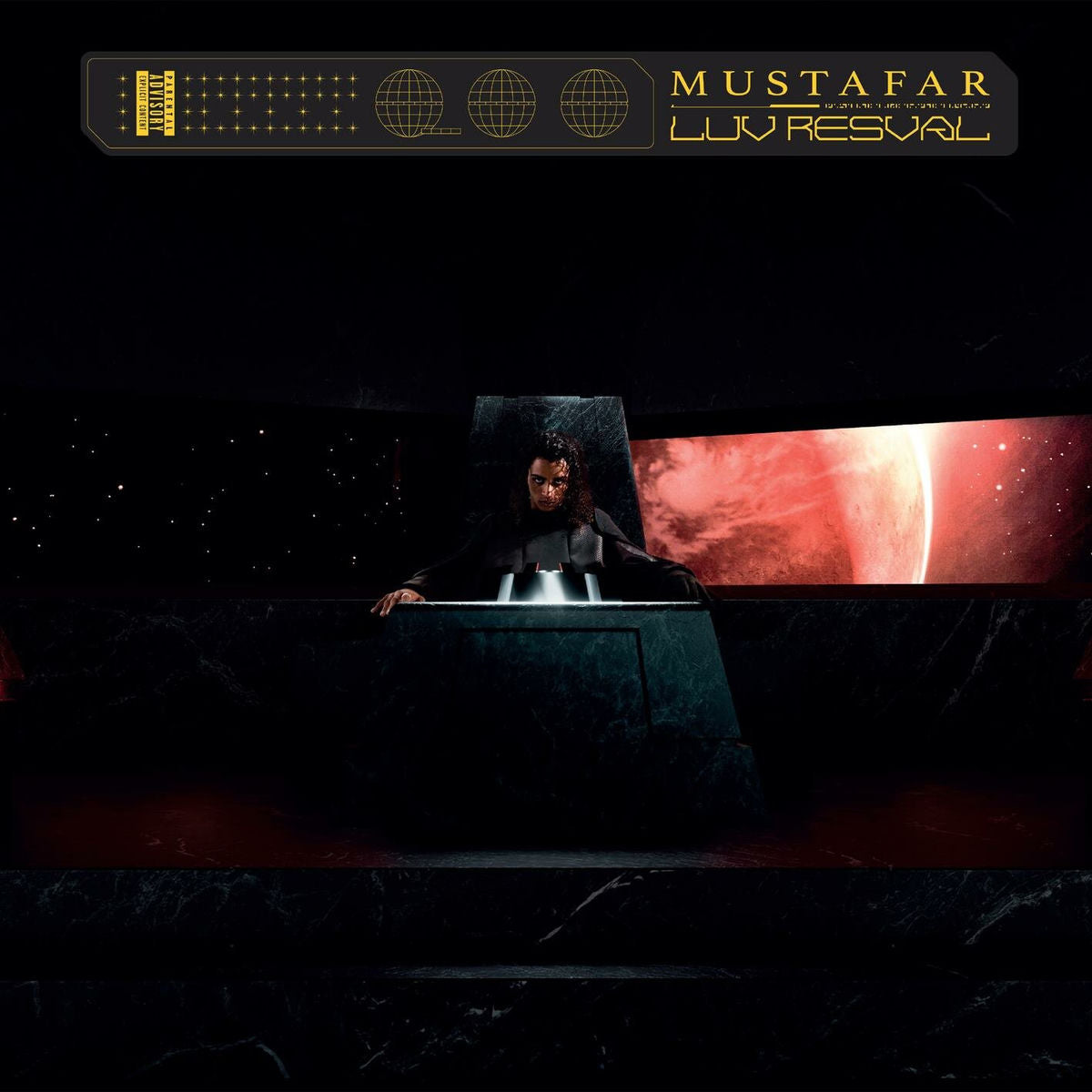 Music print | Luv Resval - Mustafar poster connecté