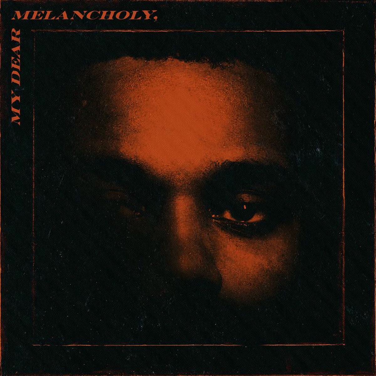 Music print | The weeknd - My Dear Melancholy, poster connecté