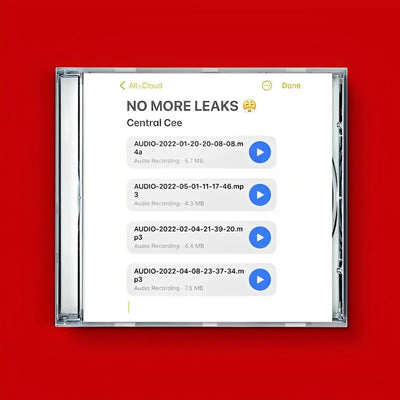 Music print | Central cee - No more leaks
