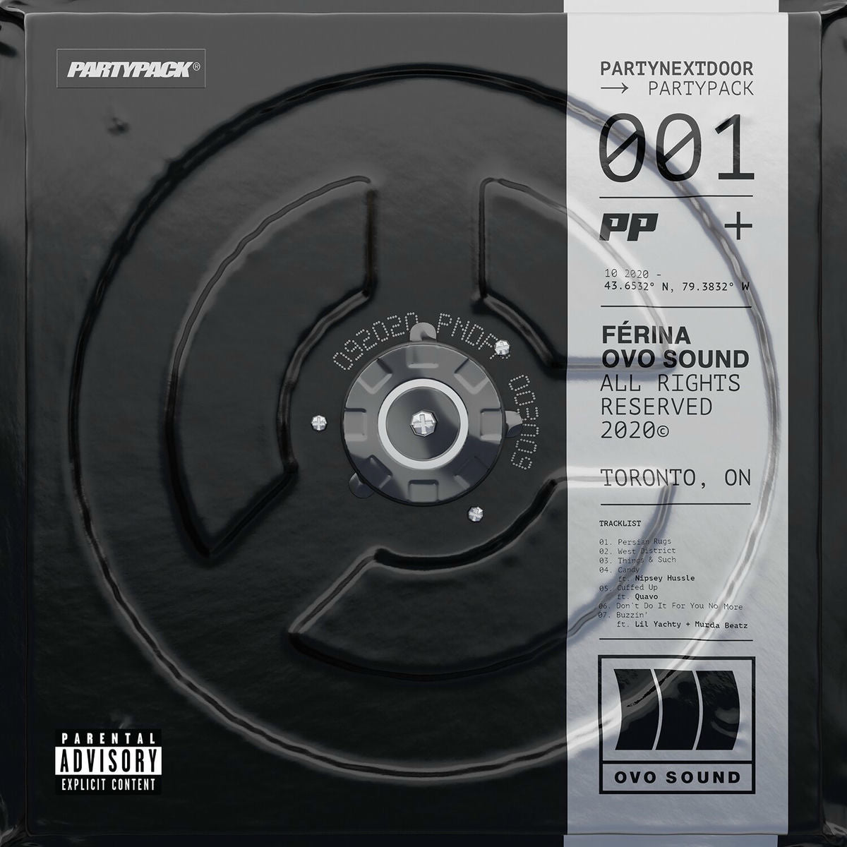 Music print | PARTYNEXTDOOR - PARTYPACK poster connecté