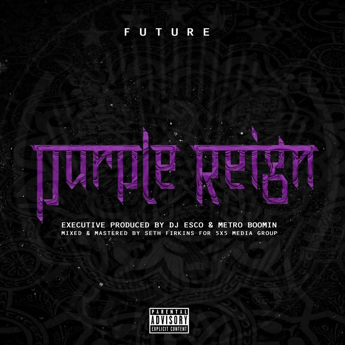 Music print | Future - Purple Reign poster connecté