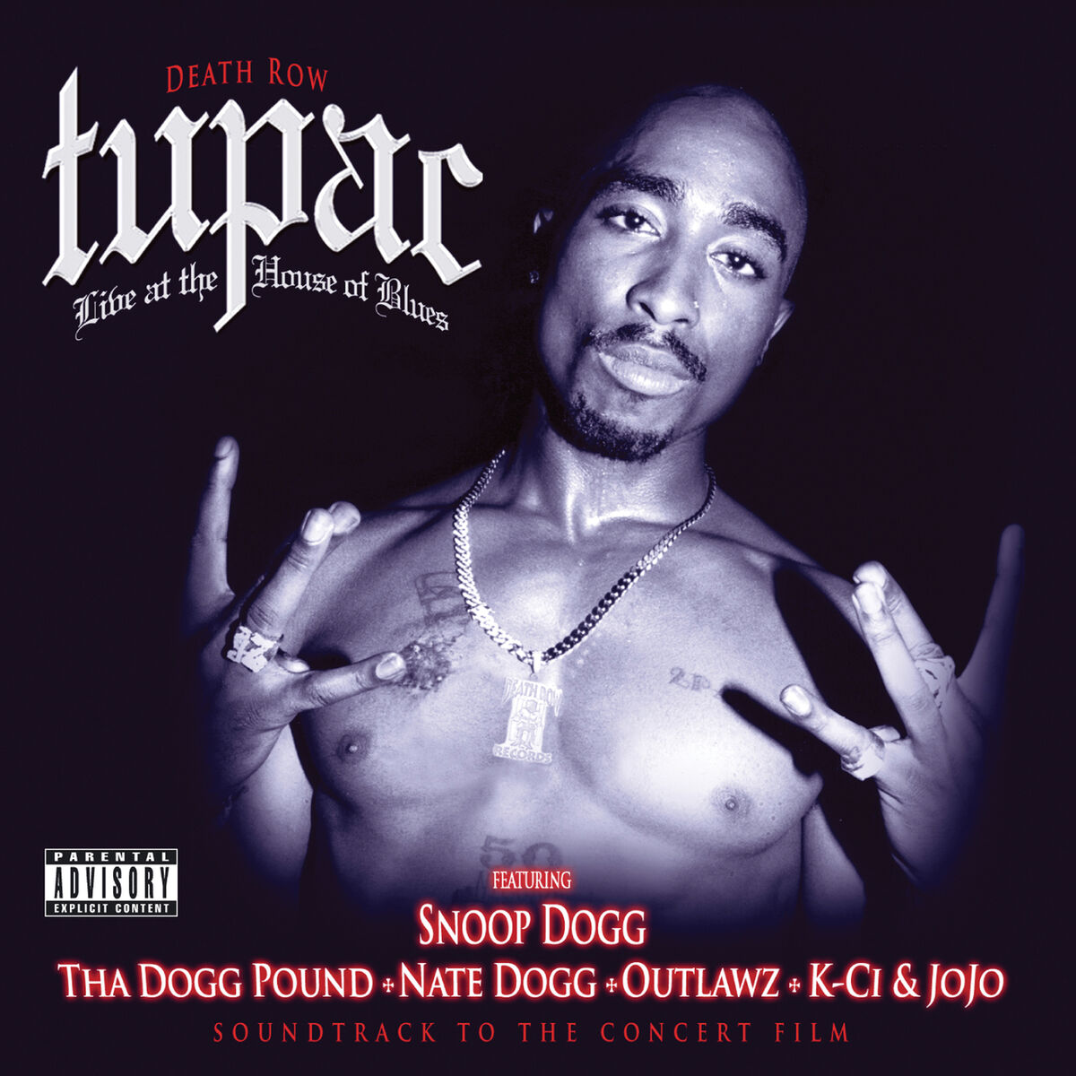 Music print | 2Pac - Tupac: Live At The House Of Blues poster connecté
