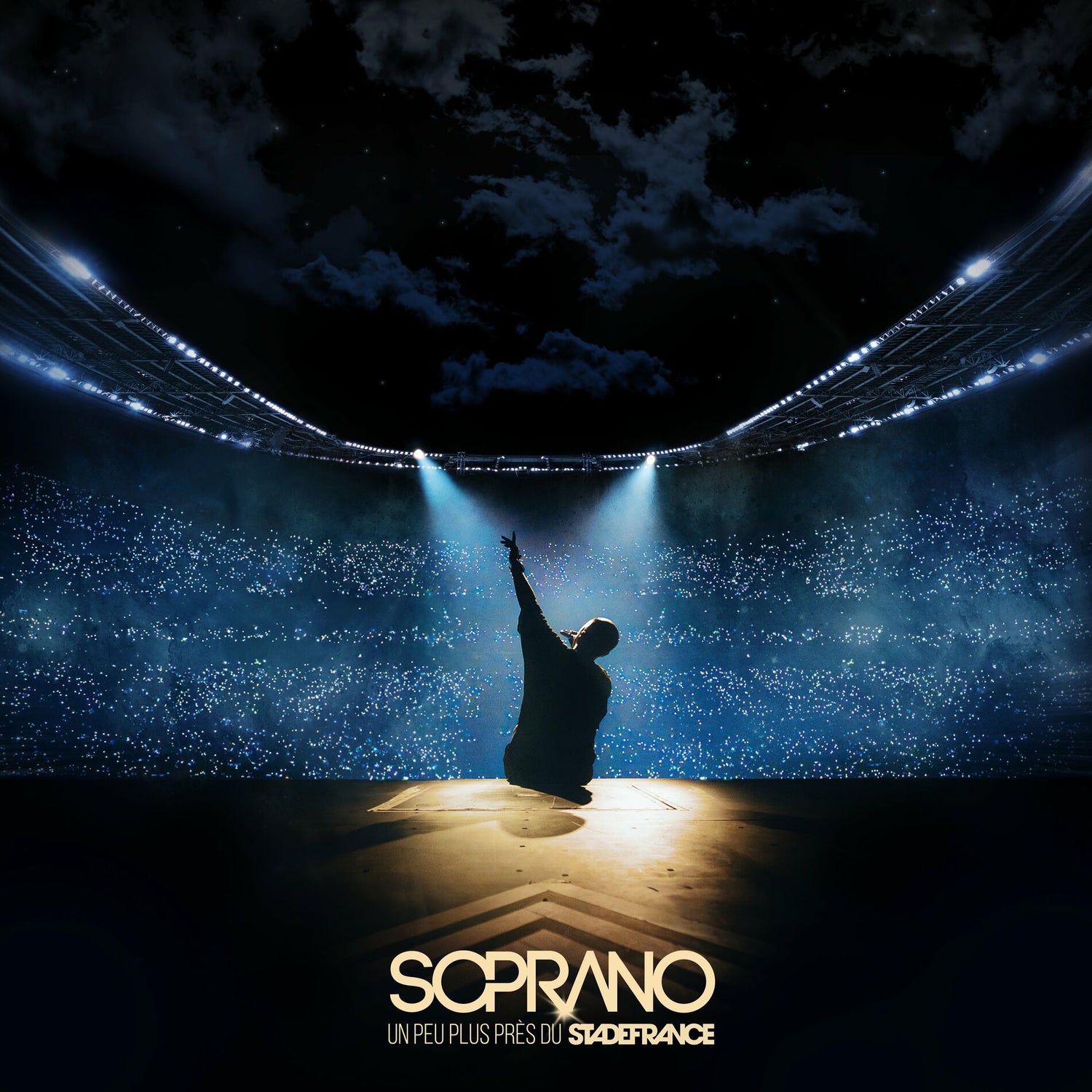 Music print | Soprano - Un peu plus près du Stade de France (Live au Stade de France, 2023) poster connecté