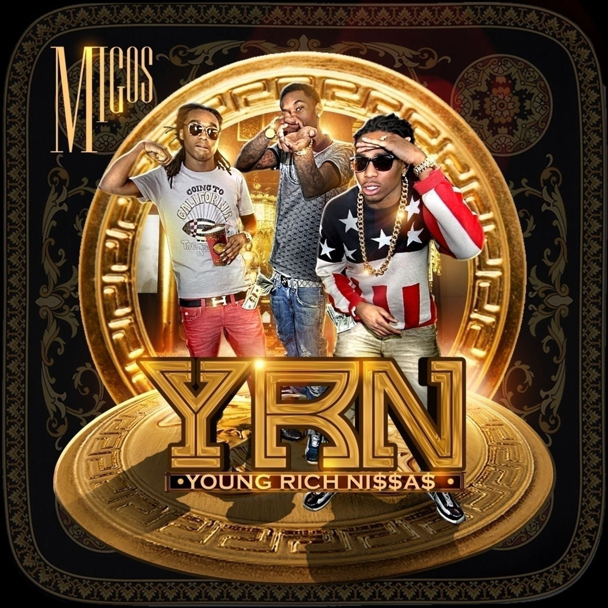Music print | Migos - Young Rich N*ggas poster connecté