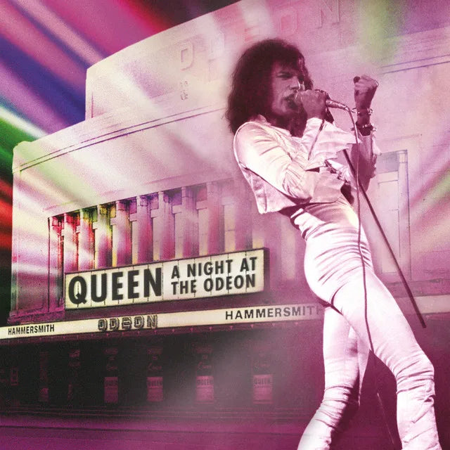 Music print | Queen - A Night At The Odeon poster connecté