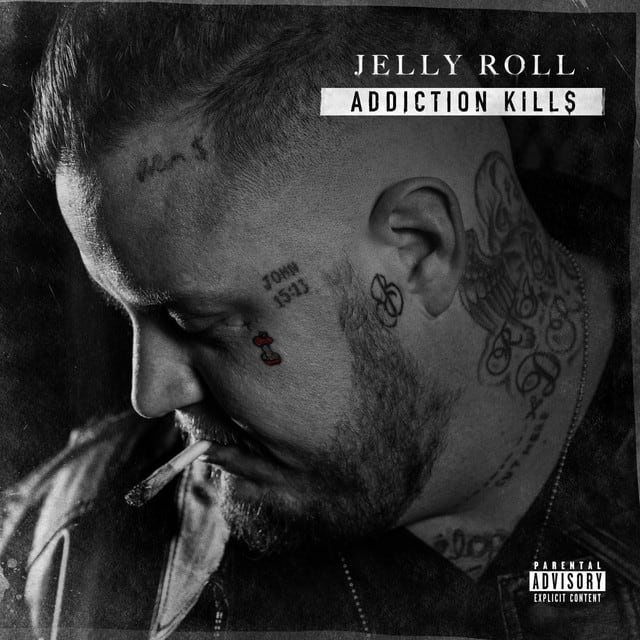 Music print | Jelly Roll - Addiction Kills poster connecté