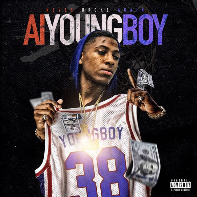 Music print | YoungBoy Never Broke Again - AI YoungBoy poster connecté