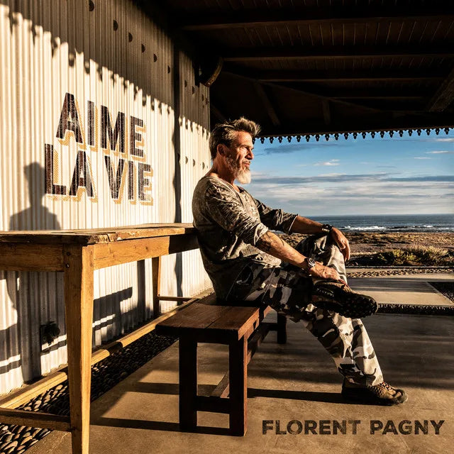 Music print | Florent Pagny - Aime la vie poster connecté