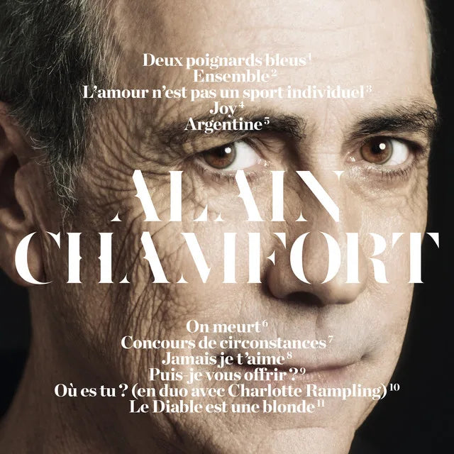 Music print | Alain Chamfort - Alain Chamfort poster connecté