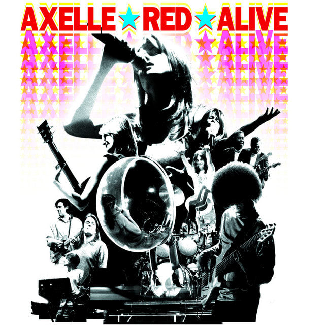 Music print | Axelle Red - Alive (Live) poster connecté