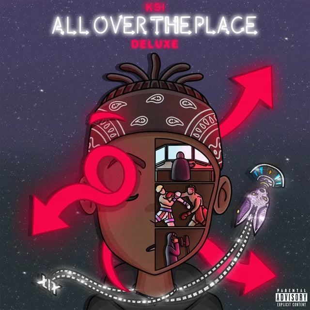 Music print | KSI - All Over The Place (Deluxe) poster connecté