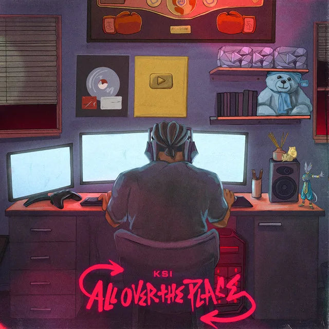 Music print | KSI - All Over The Place (Platinum VIP Edition) poster connecté
