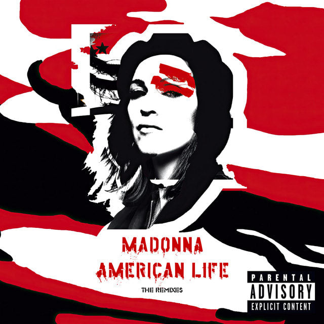 Music print | Madonna - American Life (The Remixes) poster connecté