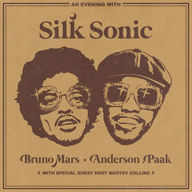 Music print | Bruno Mars & Anderson .Paak & Silk Sonic - An Evening With Silk Sonic poster connecté