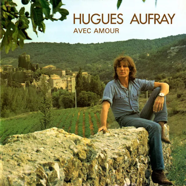 Music print | Hugues Aufray - Avec amour poster connecté