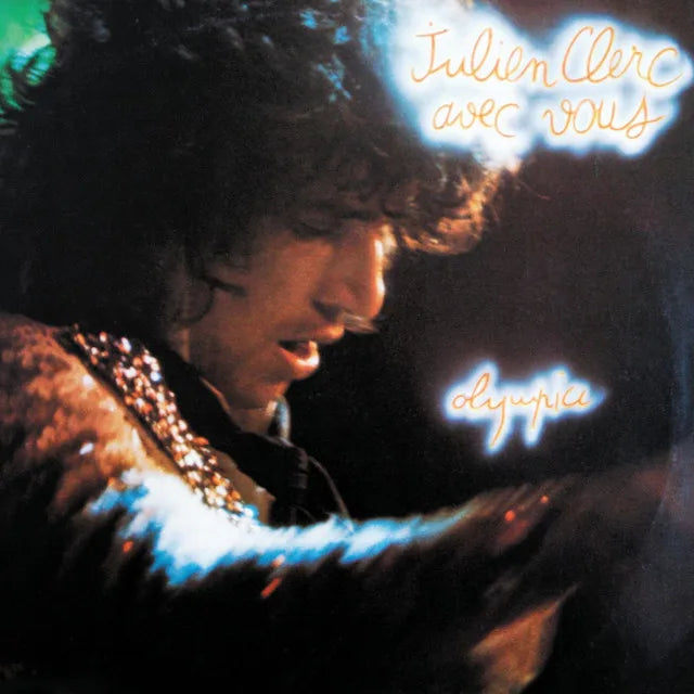 Music print | Julien Clerc - Avec vous (Live à L’Olympia, 1974) poster connecté