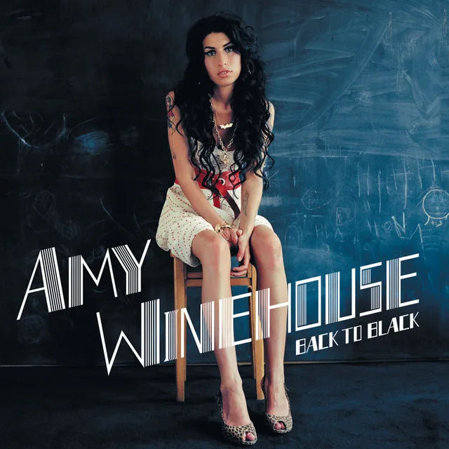Affiche de l'album Back To Black de Amy Winehouse, poster connecté NFC 30 × 30 cm