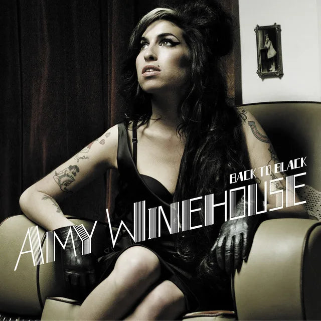 Affiche de l'album Back To Black (Remixes & B Sides) de Amy Winehouse, poster connecté NFC 30 × 30 cm